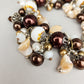 Beaded Seashell Charm Bracelet