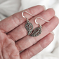 Silver Leaf  Nature Inspired Earrings