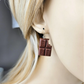 Chocolate Bar Dangle Earrings