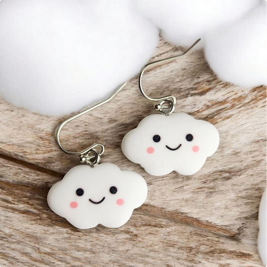 Cute Cloud Dangle Drop Earrings