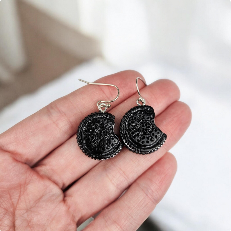 Ice Cream Cookie Sandwich Earrings