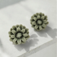 Dainty Green Stud Earrings