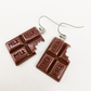 Chocolate Bar Dangle Earrings