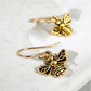 Bumble Bee Miniature Earrings