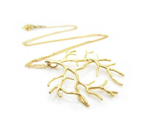 Gold Branch Layering Necklace