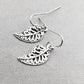 Silver Leaf Lightweight Earrings,  Everyday Charm Jewelry, Gift for Her