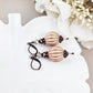 Pink Beaded Vintage Earrings