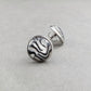 Zebra Print Stud Earrings, Hypoallergenic Stainless Steel Posts, Jewelry for Sensitive Ears, Gift for Teen Girl